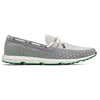 Men's Breeze Leap Laser Loafer in Light Grey, Navy, & Green by SWIMS - Country Club Prep