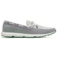 Men's Breeze Leap Laser Loafer in Light Grey, Navy, & Green by SWIMS - Country Club Prep