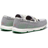 Men's Breeze Leap Laser Loafer in Light Grey, Navy, & Green by SWIMS - Country Club Prep