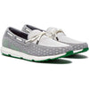 Men's Breeze Leap Laser Loafer in Light Grey, Navy, & Green by SWIMS - Country Club Prep