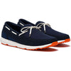 Men's Breeze Leap Laser Loafer in Navy, White, & Orange by SWIMS - Country Club Prep