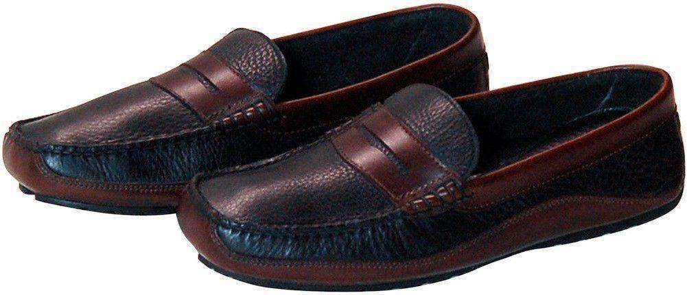 Men's Buddy Holly Driving Moccasins in Soft Black by Country Club Prep - Country Club Prep
