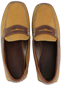 Men's Buddy Holly Driving Moccasins in Soft Tan by Country Club Prep - Country Club Prep