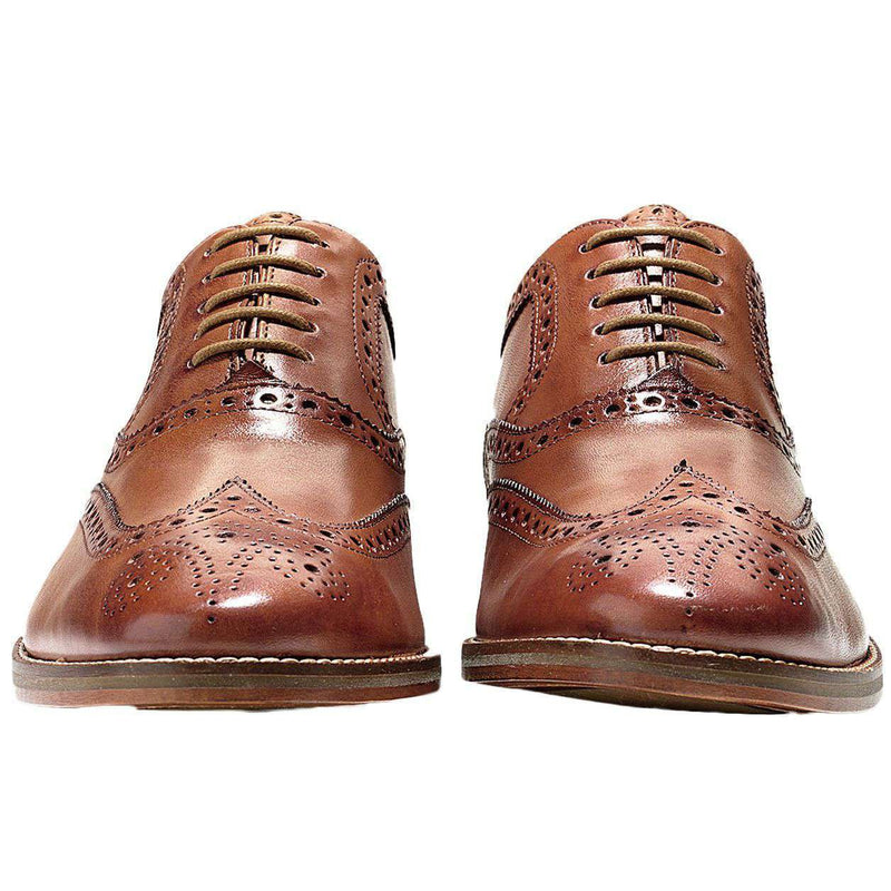 Men's Cambridge Wing Oxford in British Tan by Cole Haan - Country Club Prep
