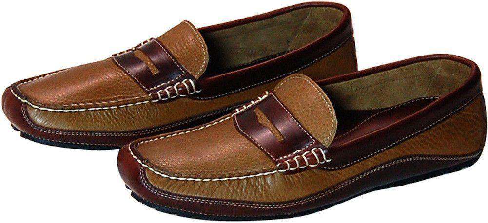 Men's Coronado Driving Moccasins in Soft Tan by Country Club Prep - Country Club Prep