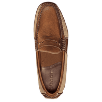 Men's Derek Bison Loafer in Waxed Canvas by Trask - Country Club Prep