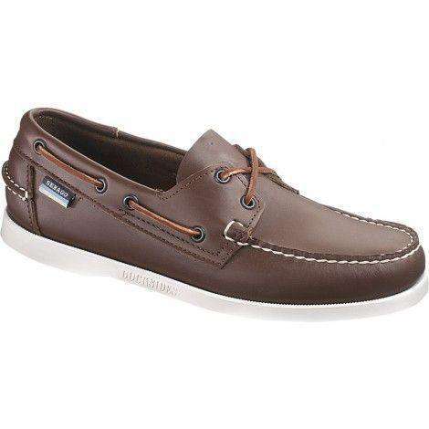 Docksides Boat Shoes in Brown Elk by Sebago - Country Club Prep