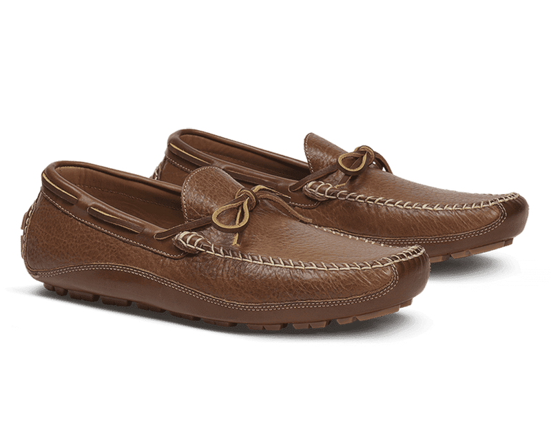 Men's Drake Bison Loafer in Saddle Tan by Trask - Country Club Prep