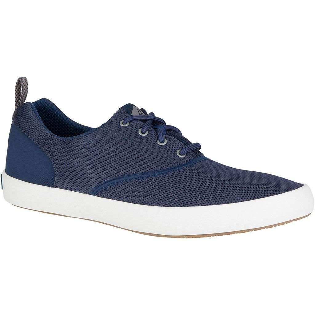 Men's Flex Deck CVO Mesh Sneaker in Navy by Sperry - Country Club Prep