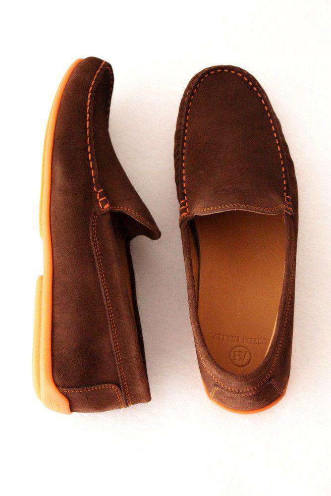 Austen Heller Tan Suede Slip-Ons Austen Heller | Shoes | Austen Heller Brown Suede Whaler  main image 2
