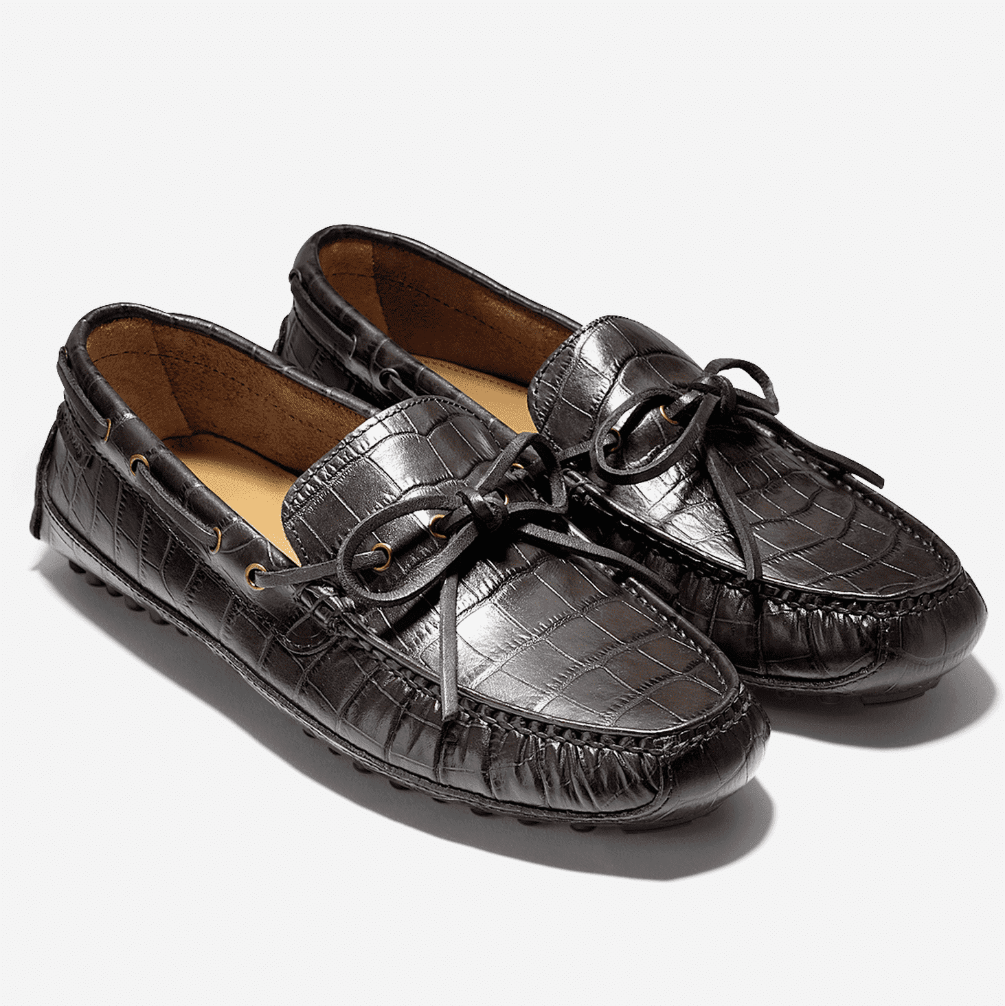 Cole haan crocodile loafers sales