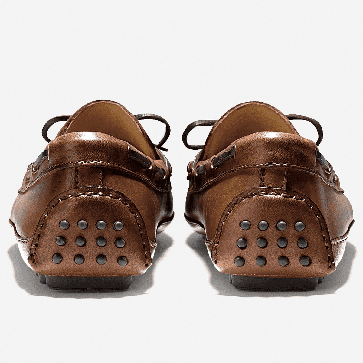 ? Cole Haan Canoe Camp Loafers | Size 11.5 | Brown Embossed Leather Slip-Ons ? Cole Haan Grant Canoe Camp Driving Loafer in Chestnut Croc  main image 2