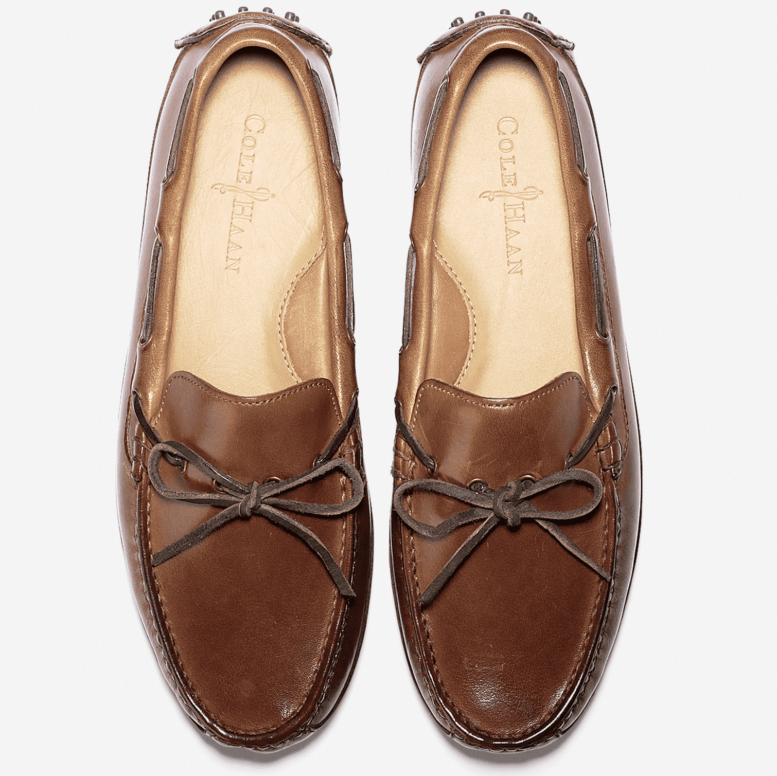 Cole Haan Grant Canoe Camp Driving Loafer in Papaya Brown