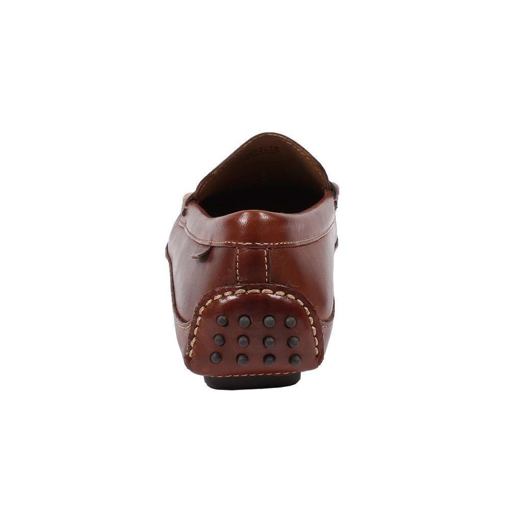 Cole Haan Grant Canoe Penny Loafer in Papaya – Country Club Prep display picture 2