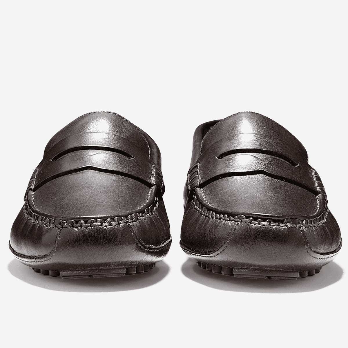 Cole Haan Grant Canoe Penny Loafer in T Moro Dark Brown 