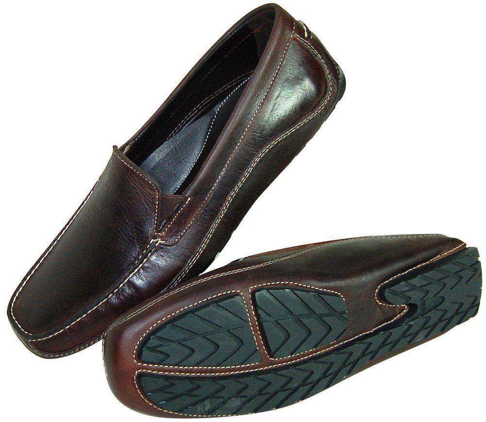 Men's Hook's Hand Driving Moccasins in Old Briar by Country Club Prep - Country Club Prep