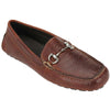 Men's Laramie Bit Loafer in Walnut Bison Leather by Country Club Prep - Country Club Prep
