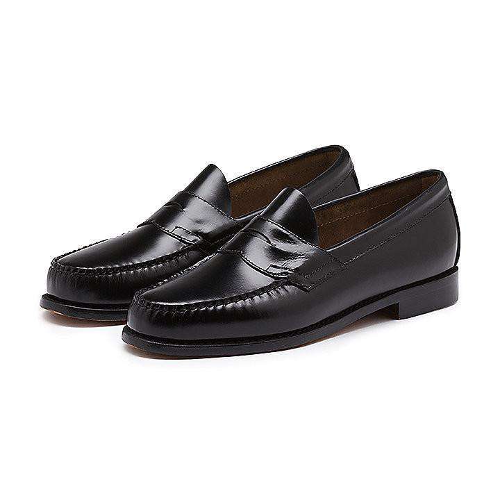 G.H. Bass Weejuns Logan Penny Loafers Smooth Leather Black Men's Logan Weejuns® Penny Loafer Black | G.H. Bass main image 2