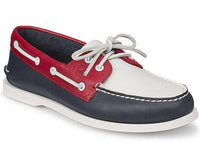 Men's Authentic Original 2-Eye Boat Shoe in Flag Day by Sperry - Country Club Prep