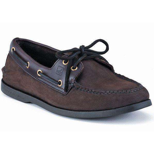 Men's Authentic Original Boat Shoe in Brown Buc by Sperry - Country Club Prep
