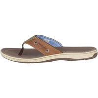 Men's Baitfish Thong in Tan Leather by Sperry - Country Club Prep