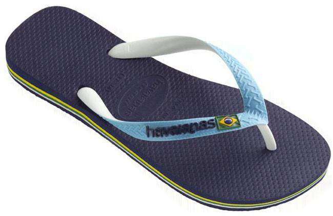 Men's Brazil Mix Sandals in Navy Blue by Havaianas - Country Club Prep