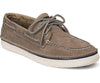 Men's Cruz Suede 2-Eye Boat Sneaker in Taupe Suede by Sperry - Country Club Prep