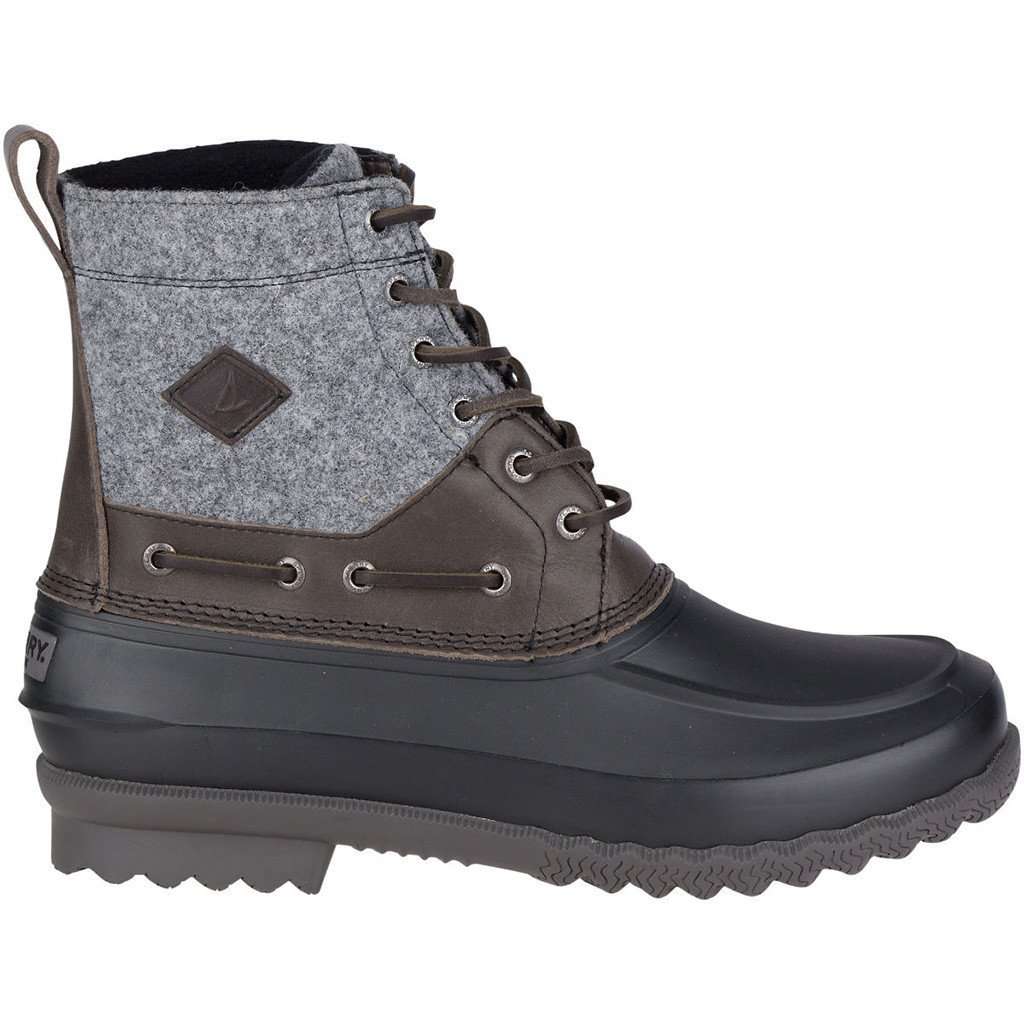 Men's Decoy Wool Duck Boot in Grey by Sperry - Country Club Prep