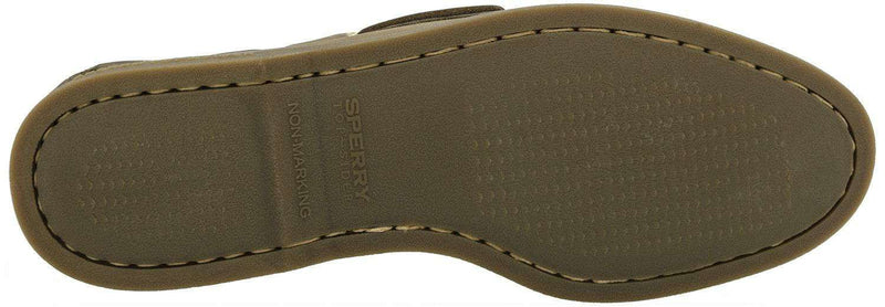 Men's Gold Cup A/O 2 Eye Boat Shoe in Dark Tan by Sperry - Country Club Prep