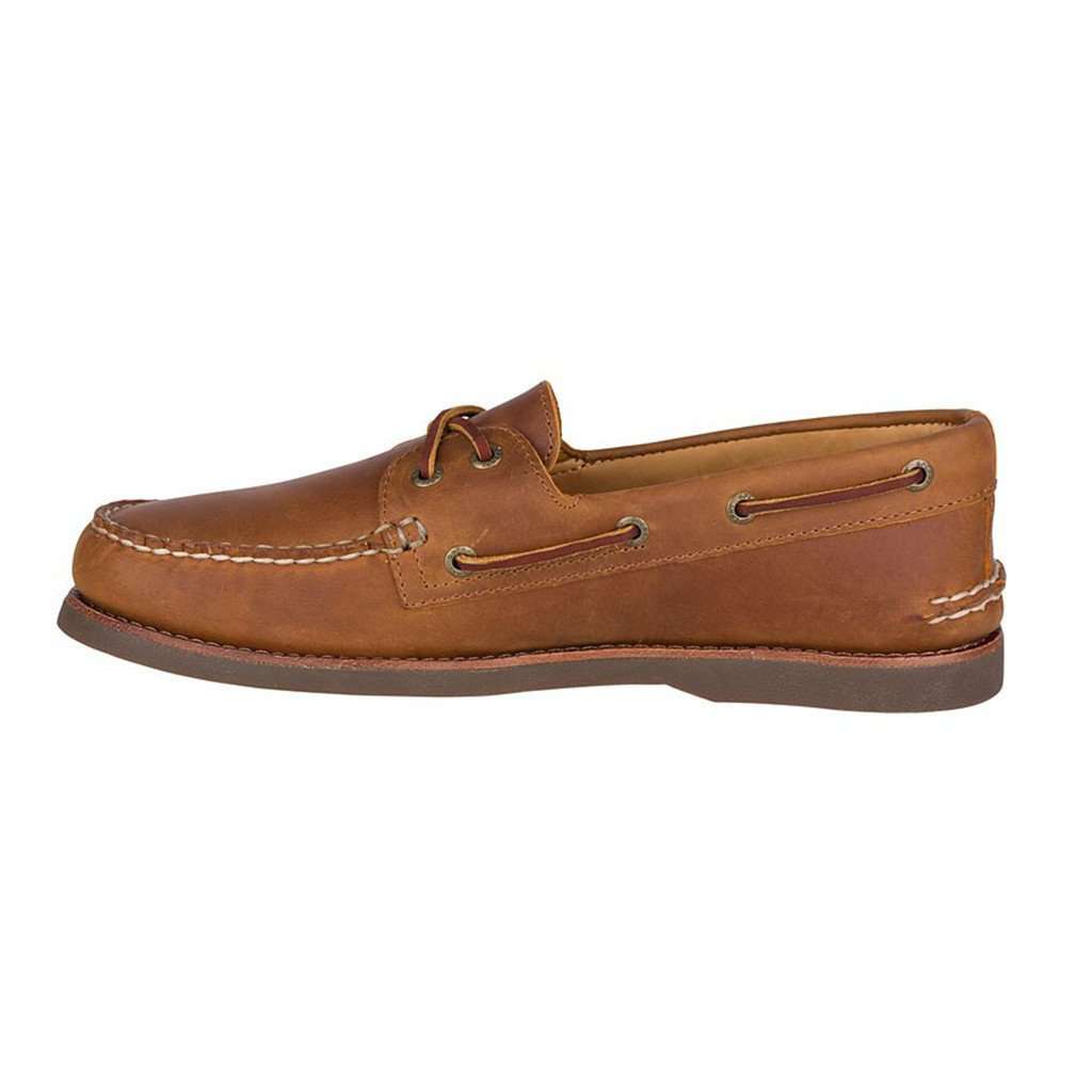 Men's Gold Cup Authentic Original Boat Shoe in Tan/Gum by Sperry - Country Club Prep