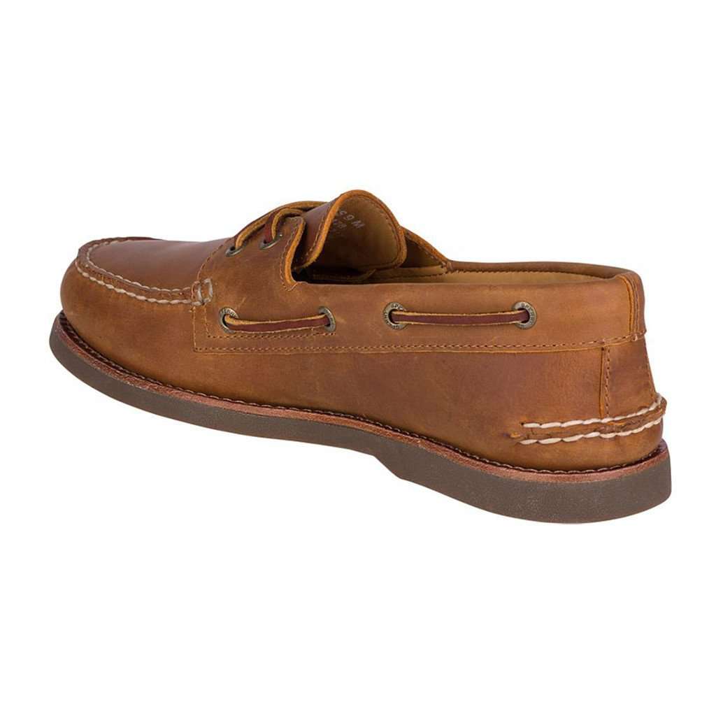 Men's Gold Cup Authentic Original Boat Shoe in Tan/Gum by Sperry - Country Club Prep