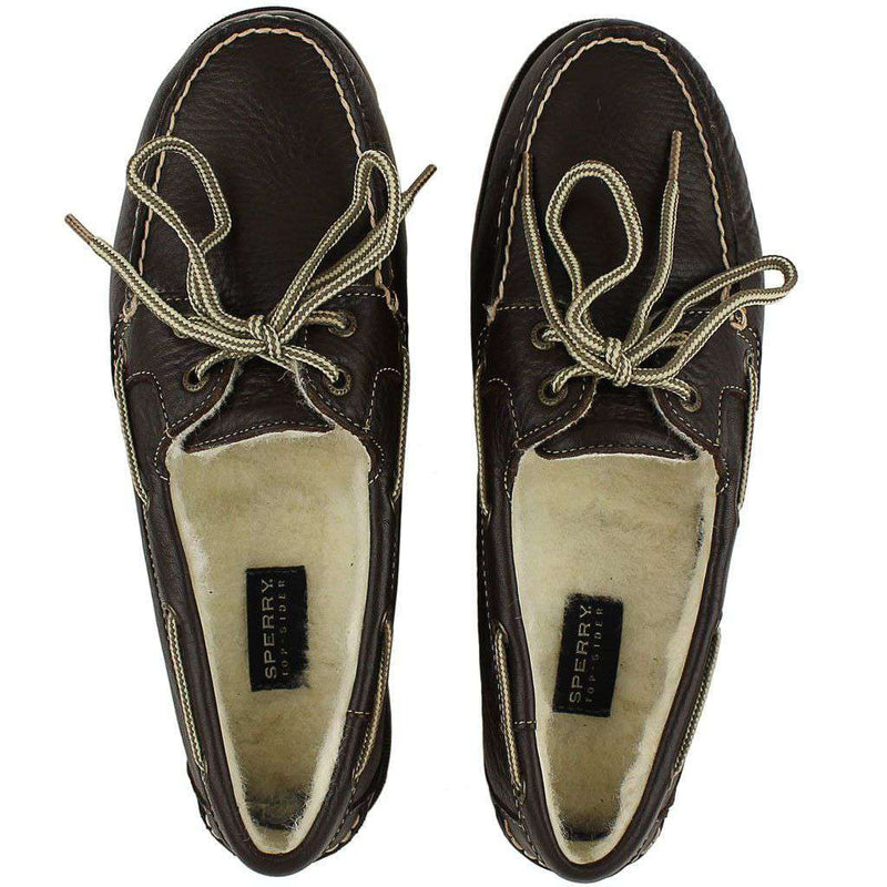 Men's Leeward 2-Eye Winter in Dark Brown by Sperry - Country Club Prep