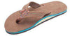 Men's Premier Blues Sandal in Expresso w/ Blue Midsole by Rainbow Sandals - Country Club Prep