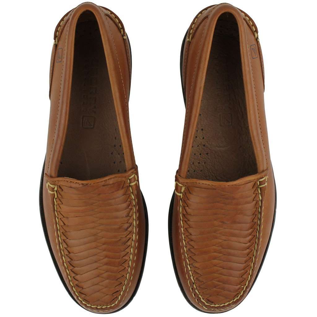 Men's Tremont Shoe in Woven Chestnut by Sperry - Country Club Prep