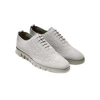 Men's ZERØGRAND Stitchlite Lined Wingtip Oxford in Rockridge Knit by Cole Haan - Country Club Prep