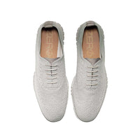 Men's ZERØGRAND Stitchlite Lined Wingtip Oxford in Rockridge Knit by Cole Haan - Country Club Prep