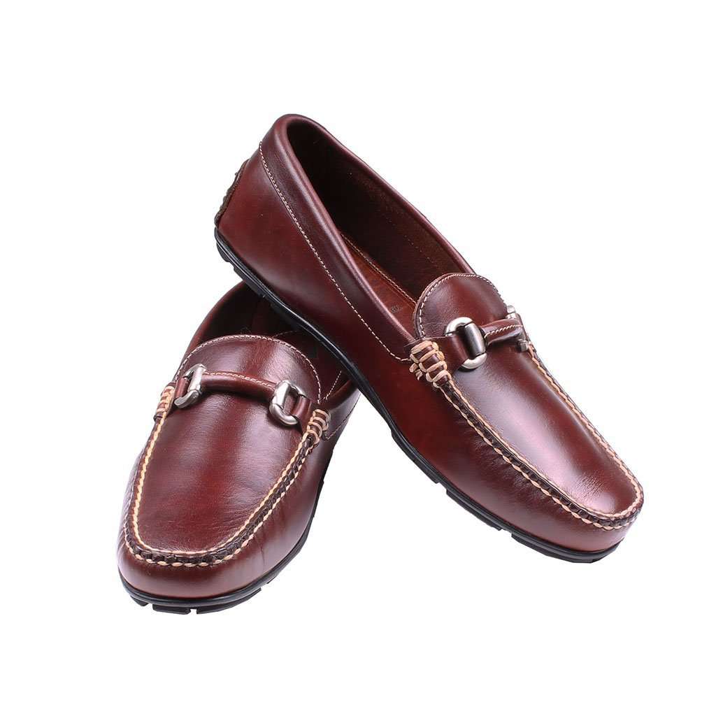 Men's Milano Casual Driver in Briar Brown Waxy Leather by Country Club Prep - Country Club Prep