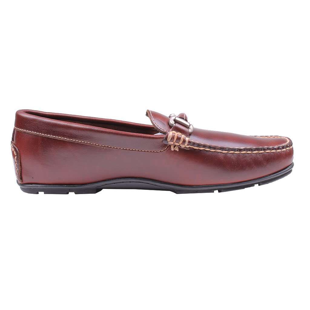 Men's Milano Casual Driver in Briar Brown Waxy Leather by Country Club Prep - Country Club Prep