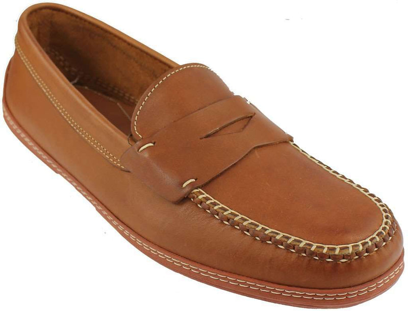 Men's MoneyPenny Loafers in Tan Waxy by Country Club Prep - Country Club Prep