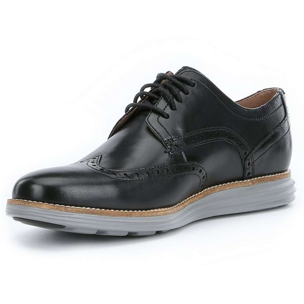 Cole Haan Original Grand Wingtop Oxford in Black and Ironstone