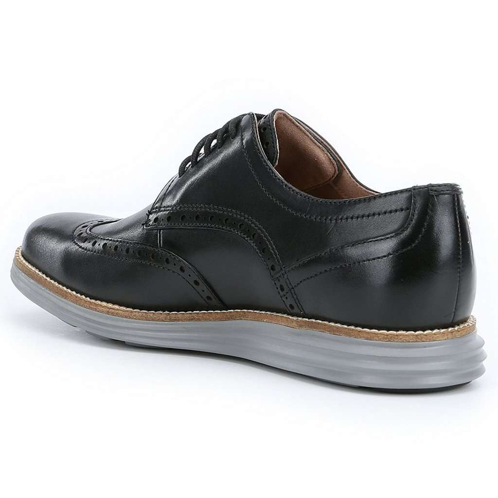 Men's Original Grand Wingtop Oxford in Black and Ironstone by Cole Haan - Country Club Prep