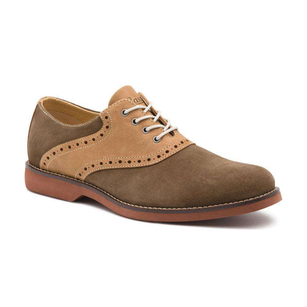 Men's Parker Saddle in Olive and Tan by G.H. Bass & Co. - Country Club Prep