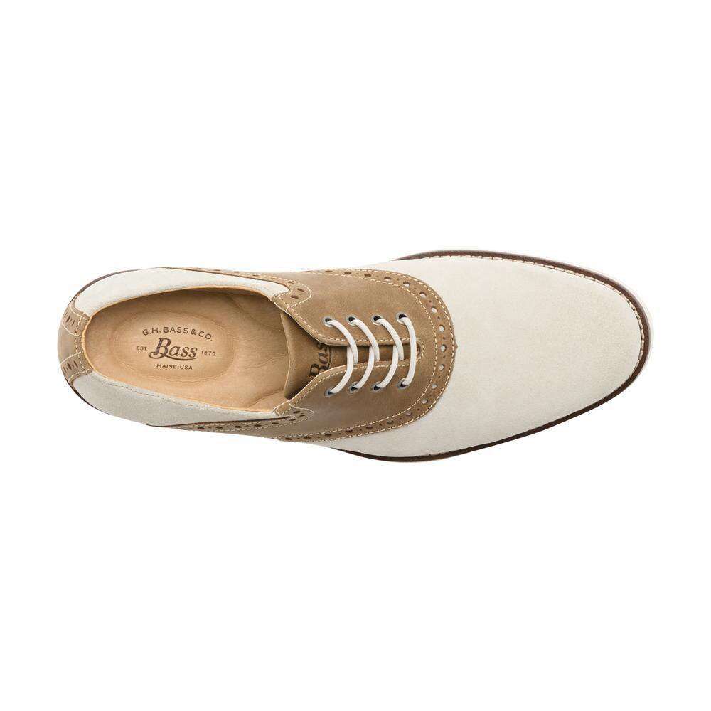 Men’s G.H.Bass saddle oxfords size 9 GH Bass RARE Mens Tan Saddle Oxford Size 8.5 Suede Leather  main image 4