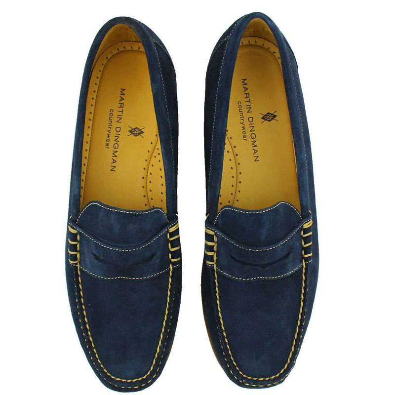 Martin Dingman Pierson Loafer in Navy – Country Club Prep
