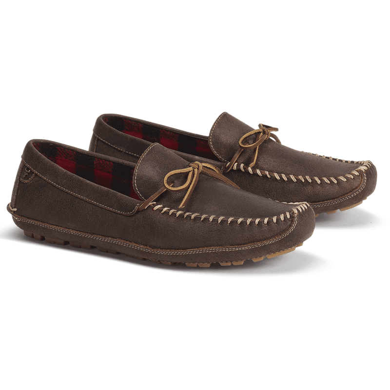 Men's Polson Loafer in Walnut American Steer by Trask - Country Club Prep