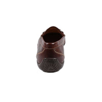 Saxon Horse Bit Loafer in Scotch Grain Leather by Martin Dingman - Country Club Prep