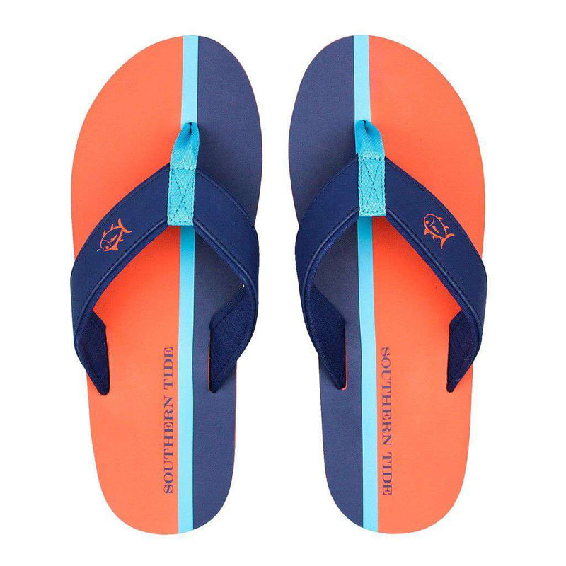 Men's Surfside Flipjacks in Island Orange by Southern Tide - Country Club Prep