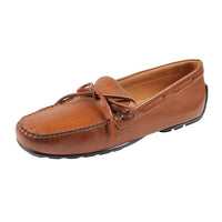 Walker Loafer in Pecan Tumbled Glove Leather by Martin Dingman - Country Club Prep