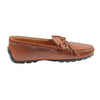 Walker Loafer in Pecan Tumbled Glove Leather by Martin Dingman - Country Club Prep