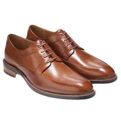 Men's Warren Apron Oxford in British Tan by Cole Haan - Country Club Prep